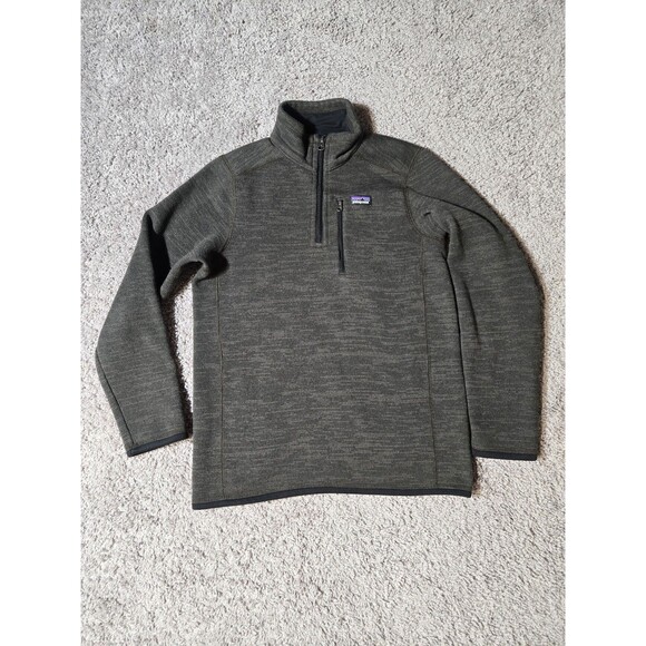 Patagonia Better Sweater 1/4 Zip Youth Size Brown Gray - Picture 1 of 7